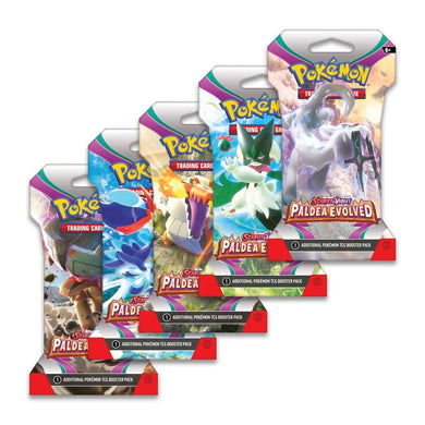 Pokémon TCG: Scarlet & Violet-Paldea Evolved Sleeved Booster - PokeGal.no