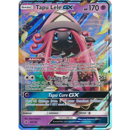 Pokemon Tapu Lele GX - 60/145 - Ultra Rare - Ultra Rare - PokeGal.no