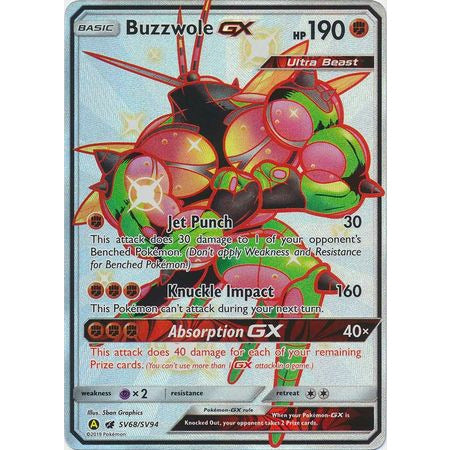 Buzzwole GX - SV68/SV94 - Shiny Ultra Rare - PokeGal.no