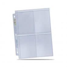 Last inn bildet i Galleri-visningsprogrammet, Ultra Pro 4-Pocket Secure Platinum side for Toploadere
