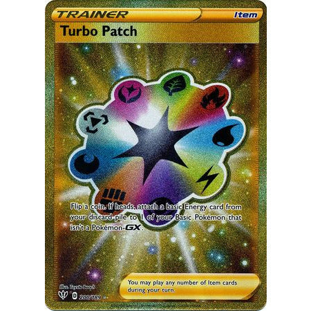 Pokemonkort Turbo Patch - 200/189 - Secret Rare - PokeGal.no