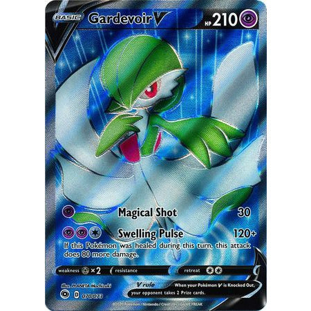 Pokemonkort Shining Fates Gardevoir V - 070/073 - Full Art Ultra Rare - PokeGal.no