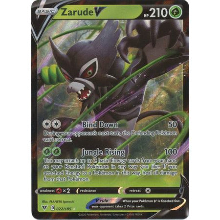 Zarude V - 022/185 - Ultra Rare