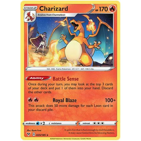 Charizard - 025/185 - Rare