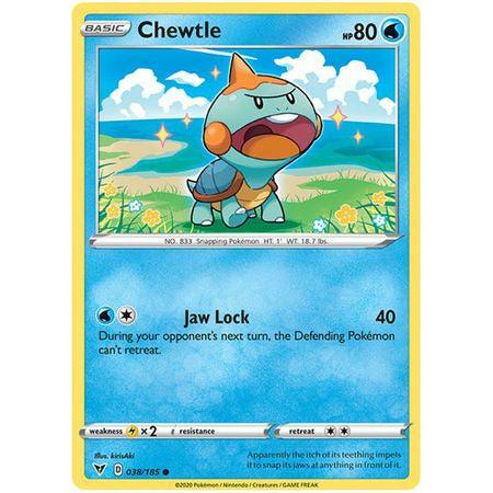 Chewtle - 038/185 - Common