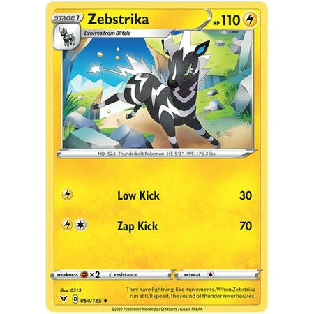 Zebstrika - 054/185 - Uncommon