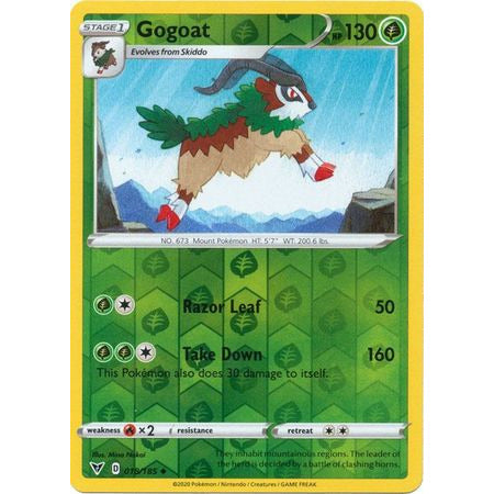Gogoat - 018/185 - Uncommon Reverse Holo