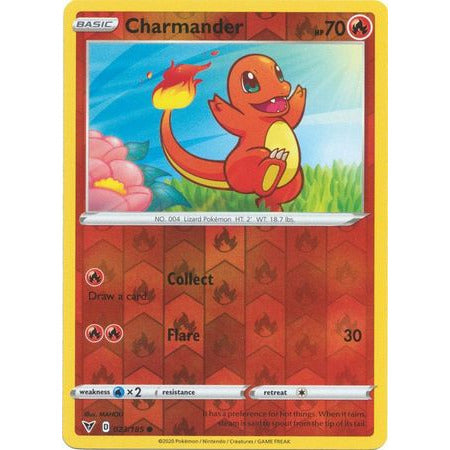 Charmander - 023/185 - Common Reverse Holo