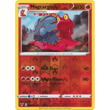 Magcargo - 028/185 - Uncommon Reverse Holo