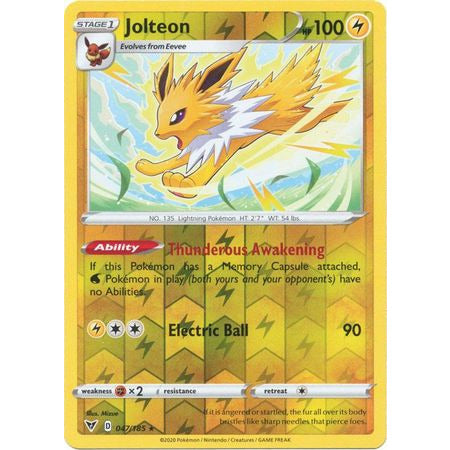 Jolteon - 047/185 - Rare Reverse Holo