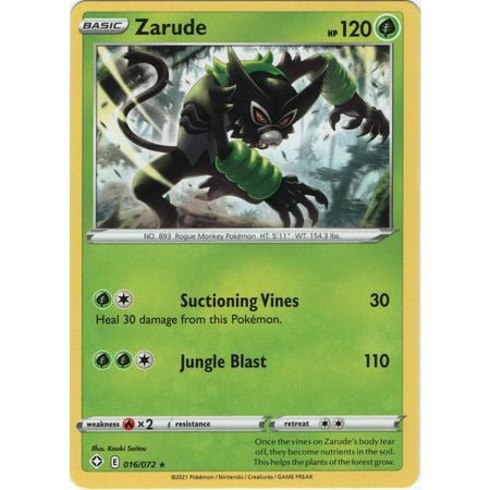 Zarude 16/72 -Rare