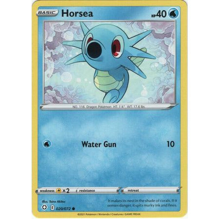 Horsea 20/72 Common/Revers
