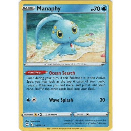 Manaphy 24/72 Rare
