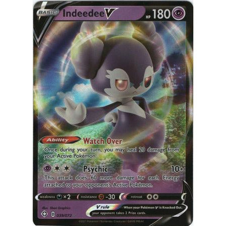 Indeedee V - 39/72 - Ultra Rare