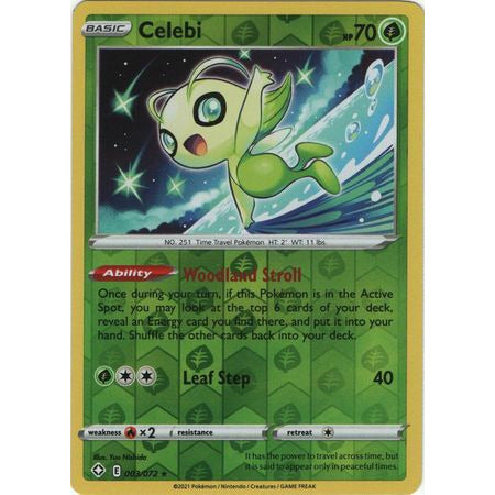 Celebi 3/72 Rare/Revers
