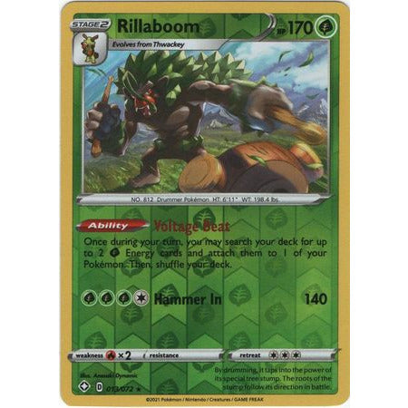 Rillaboom 13/72 - Rare/Revers