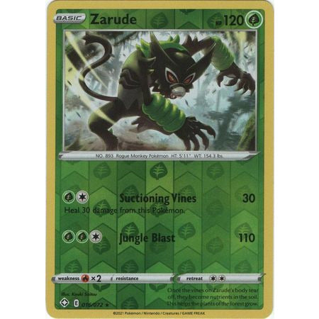 Zarude 16/72 -Rare/Revers