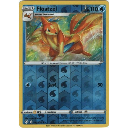 Floatzel 23/72  Uncommon/Revers