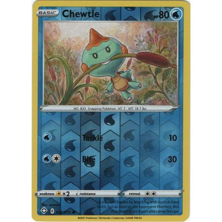 Chewtle 26/72 Common/Revers
