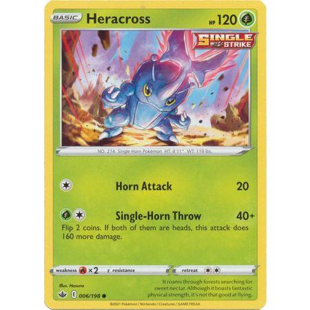 Pokemon Heracross - 6/198 - Common