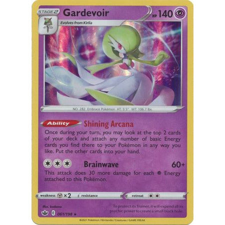 Pokemon Gardevoir - 61/198 - Holo Rare