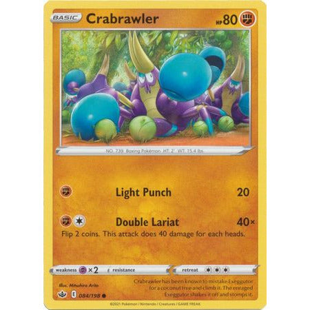 Pokemon Crabrawler - 84/198 - Common