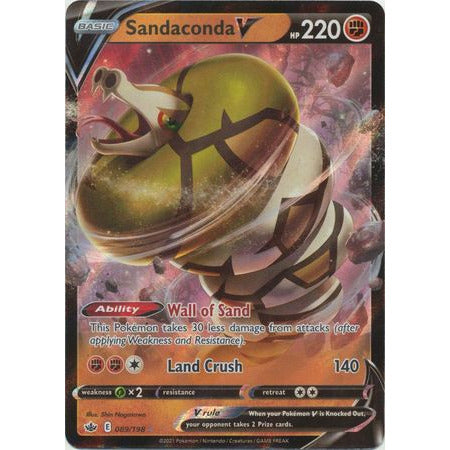 Pokemon Sandaconda V - 89/198 - Ultra Rare