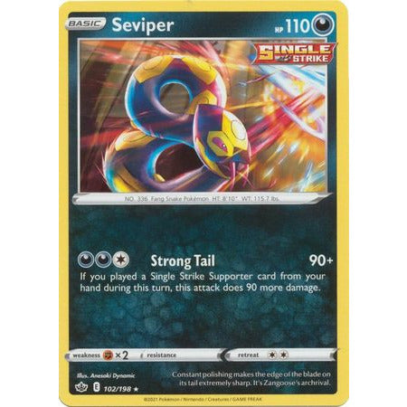 Seviper - 102/198 - Rare