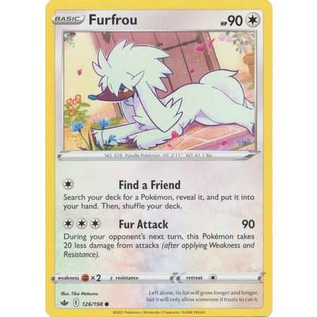 Pokemon Furfrou - 126/198 - Common