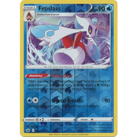 Pokemon Froslass - 36/198 - Holo Rare Reverse Holo
