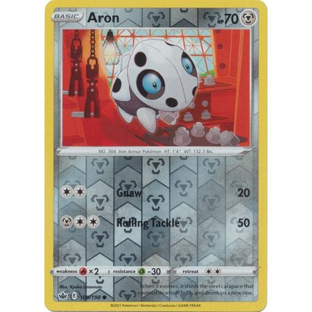 Pokemon Aron - 109/198 - Common Reverse Holo