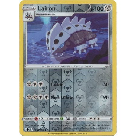 Pokemon Lairon - 110/198 - Uncommon Reverse Holo