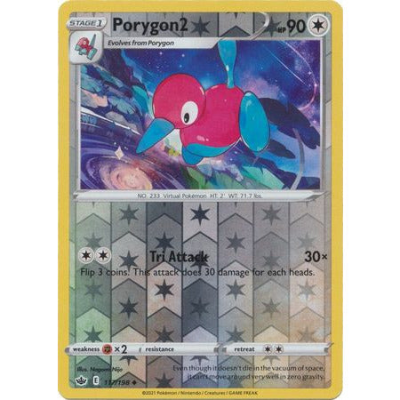 Pokemon Porygon2 - 117/198 - Uncommon Reverse Holo