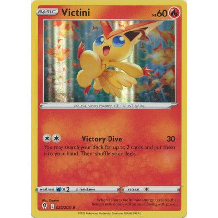 020/203 - Victini Holo Rare