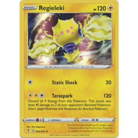 060/203 - Regieleki Holo Rare