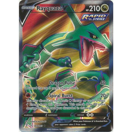 Rayquaza V - 193/203 - Full Art Ultra Rare