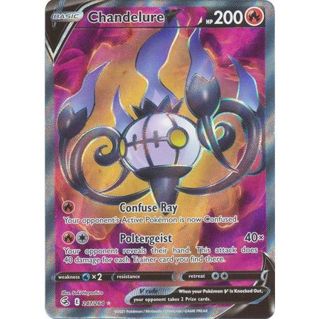 Chandelure V - 247/264 - Full Art Ultra Rare