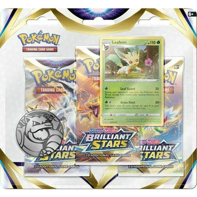 Pokemon Brilliant Stars 3-pack blister 0820650850011