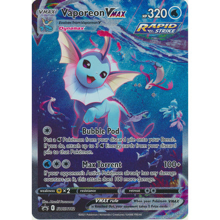 Vaporeon VMAX - SWSH182 - Alternate Art Promo