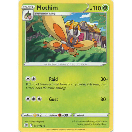 Mothim - 11/172 - Rare
