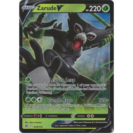 Zarude V - 16/172 - Ultra Rare