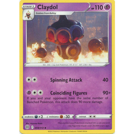 Claydol - 59/172 - Uncommon