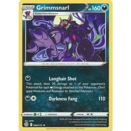 Grimmsnarl - 94/172 - Rare