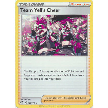 Team Yell's Cheer - 149/172 - Uncommon