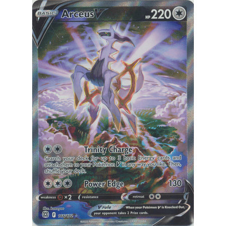 Arceus V - 166/172 - Alternate Art Ultra Rare