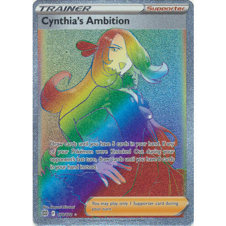 Pokemon Brilliant Stars SinglesCynthia's Ambition - 178/172 - Hyper - PokeGal.no