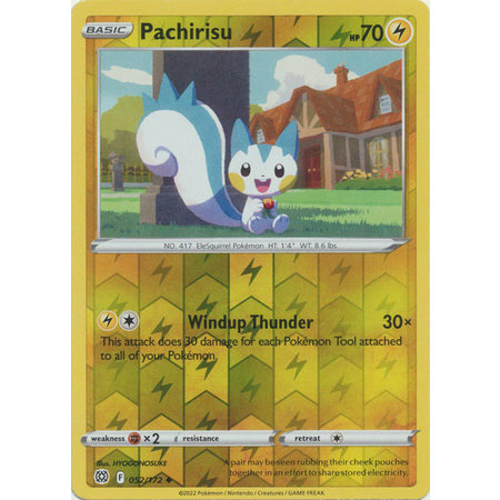 Pachirisu - 52/172 - Uncommon Reverse
