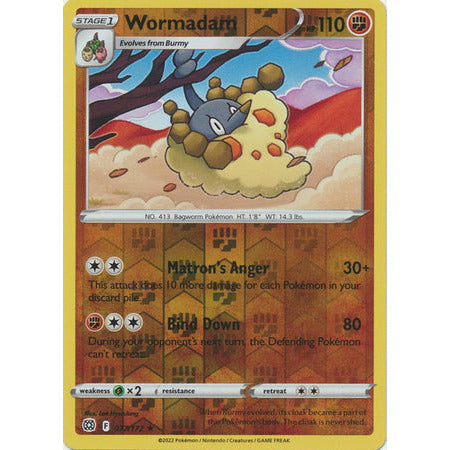 Wormadam - 77/172 - Rare Reverse
