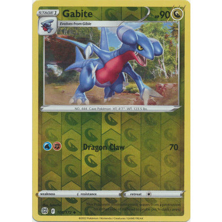 Gabite - 108/172 - Uncommon Reverse