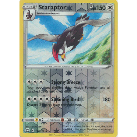 Staraptor - 119/172 - Rare Reverse